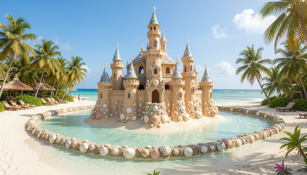 baroque sand castle