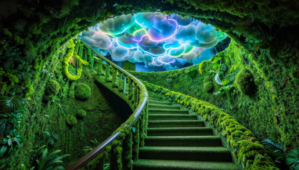 Topiary Portal Up Yonder