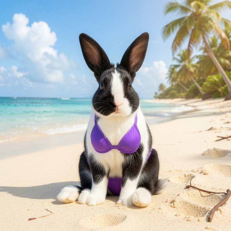 bekah bunny beach